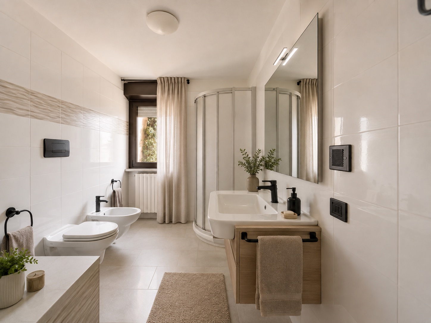 Restyling del bagno padronale — Attico Busto Arsizio